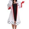 Disguise 101 Dalmatians Animated Cruella Jacket Deluxe Costume For Women -Disney Costumes Sales 101 dalmatians animated womens cruella jacket deluxe costume
