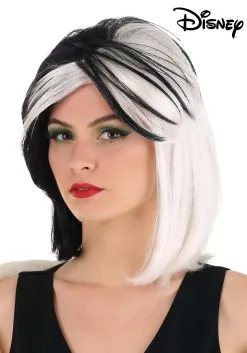 Partytime Costume & Lingerie (Yiwu) Factory Cruella De Vil Wig For Women From Disney's 101 Dalmatians