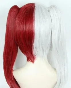 45cm My Hero Academia Shoto Todoroki Female Version Cosplay Wig