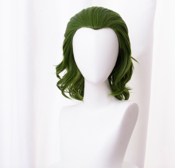 Green 35cm 2019 Movie Joker Arthur Fleck Joker Cosplay Wig