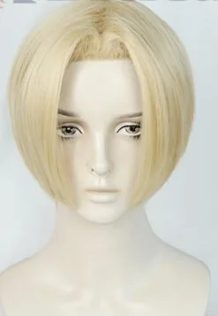 Gold 30cm Tokyo Revengers Manjiro Sano/Mikey Cosplay Wig