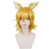 Yellow 35cm The Helpful Fox Senko-san Senko Cosplay Wig 1 Yellow 35cm The Helpful Fox Senko-san Senko Cosplay Wig -Disney Costumes Sales COS 007 01 161