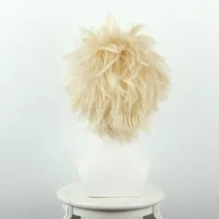 Light Yellow 35cm My Hero Academia Katsuki Bakugo Kacchan Cosplay Wig -Disney Costumes Sales COS 009 02 71