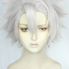 Silver 30cm Demon Slayer: Kimetsu No Yaiba Sanemi Shinazugawa Cosplay Wig -Disney Costumes Sales COS 012 01 183