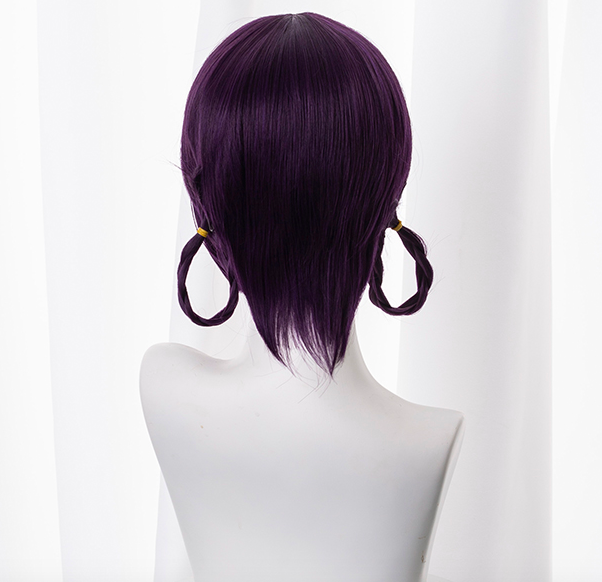 Purple 45cm Fate/Grand Order Shuten Douji Cosplay Wig 5 Purple 45cm Fate/Grand Order Shuten Douji Cosplay Wig - Image 3