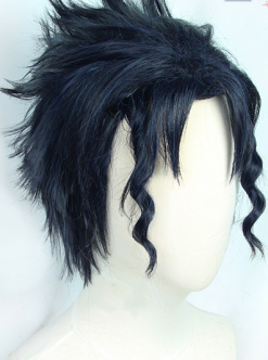 Blue 30cm JoJo's Bizarre Adventure: Stardust Crusaders Jotaro Kujo Cosplay Wig 6 Blue 30cm JoJo's Bizarre Adventure: Stardust Crusaders Jotaro Kujo Cosplay Wig -Disney Costumes Sales COS 018 01 203 1
