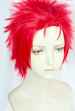Red 30cm Hypnosis Mic: Division Rap Battle Kuko Harai Cosplay Wig -Disney Costumes Sales COS 018 02 152