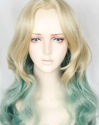 Gold And Green 60cm Fate/Apocrypha Vlad III Draculia Cosplay Wig 3 Gold And Green 60cm Fate/Apocrypha Vlad III Draculia Cosplay Wig