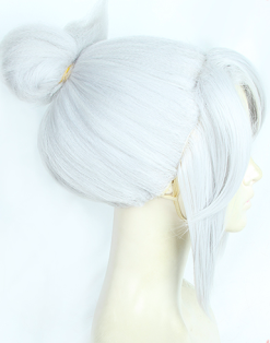 Silver 35cm Valorant Jett Cosplay Wig -Disney Costumes Sales COS 020 02 163
