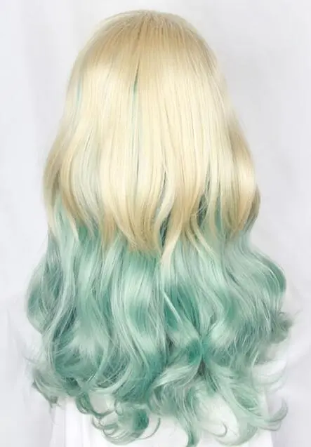 Gold And Green 60cm Fate/Apocrypha Vlad III Draculia Cosplay Wig 4 Gold And Green 60cm Fate/Apocrypha Vlad III Draculia Cosplay Wig - Image 2