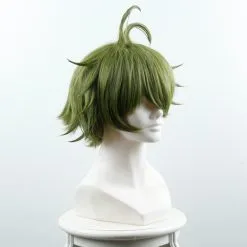 Green 35cm Danganronpa V3: Killing Harmony Rantaro Amami Cosplay Wig 7 Green 35cm Danganronpa V3: Killing Harmony Rantaro Amami Cosplay Wig -Disney Costumes Sales COS 022 03 36