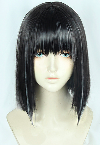 Black And Silver 35cm Sekiro: Shadows Die Twice The Divine Heir Kuro Cosplay Wig 4 Black And Silver 35cm Sekiro: Shadows Die Twice The Divine Heir Kuro Cosplay Wig - Image 2