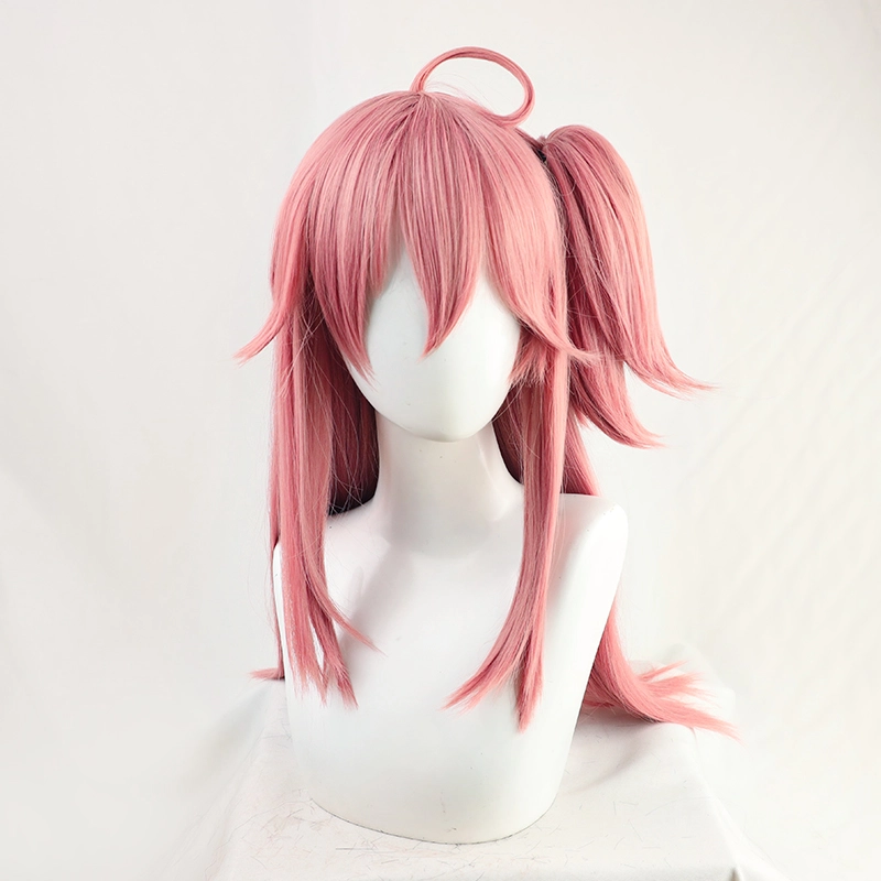 Pink 60cm Virtual YouTuber Sakura Miko Cosplay Wig 3 Pink 60cm Virtual YouTuber Sakura Miko Cosplay Wig