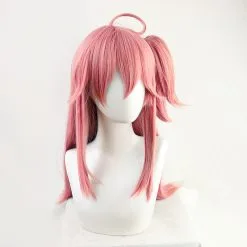 Pink 60cm Virtual YouTuber Sakura Miko Cosplay Wig 8 Pink 60cm Virtual YouTuber Sakura Miko Cosplay Wig -Disney Costumes Sales COS 025 02 182