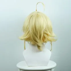 Yellow 32cm Saga Of Tanya The Evil Yojo Senki Tanya Von Degurechaff Cosplay Wig -Disney Costumes Sales COS 027 02 51