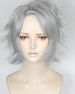 Grey 35cm My Hero Academia Tetsutetsu Tetsutetsu Real Steel Cosplay Wig