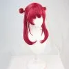 Red 45cm Virtual YouTuber Houshou Marine Cosplay Wig 1 Red 45cm Virtual YouTuber Houshou Marine Cosplay Wig -Disney Costumes Sales COS 031 01 219