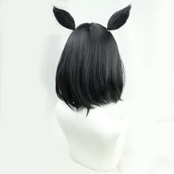 Black 35cm Uma Musume Pretty Derby Eishin Flash Cosplay Wig 9 Black 35cm Uma Musume Pretty Derby Eishin Flash Cosplay Wig -Disney Costumes Sales COS 031 03 141