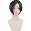 Black 30cm Resident Evil 2 Remake Ada Wong Cosplay Wig -Disney Costumes Sales COS 032 01 119