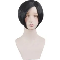 Black 30cm Resident Evil 2 Remake Ada Wong Cosplay Wig