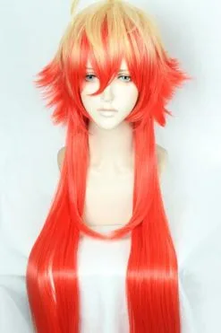100cm Orange Fate/Grand Order Saber Rama Cosplay Wig