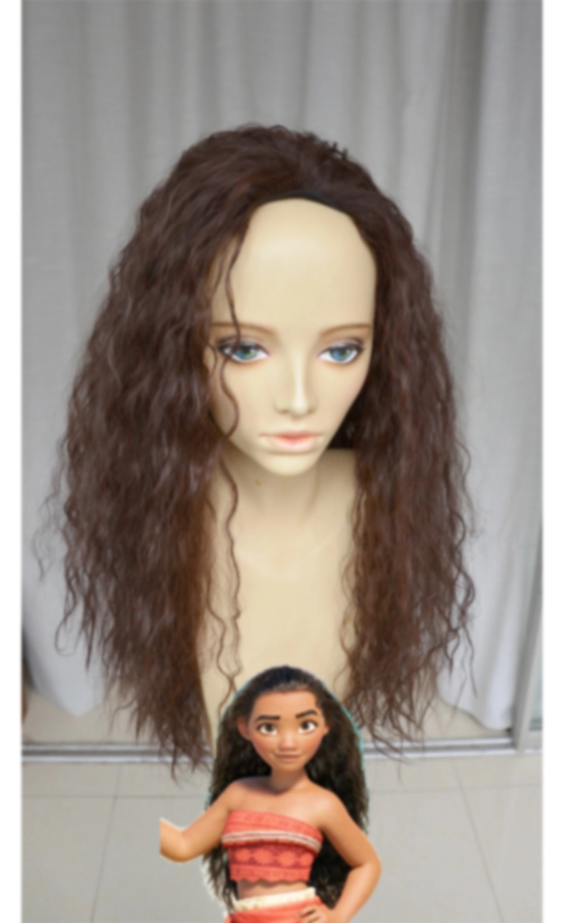 Brown 70cm Disney Movie Moana (Auli'i Cravalho) Cosplay Wig 3 Brown 70cm Disney Movie Moana (Auli'i Cravalho) Cosplay Wig
