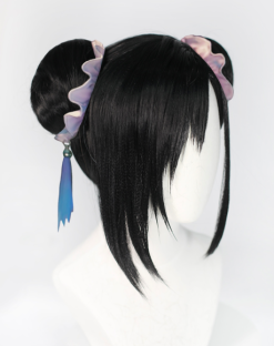 Black 40cm Final Fantasy VII Remake Tifa Lockhart Cosplay Wig 7 Black 40cm Final Fantasy VII Remake Tifa Lockhart Cosplay Wig -Disney Costumes Sales COS 033 02 131