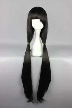 Black 100cm Date A Live Kurumi Tokisaki Cosplay Wig