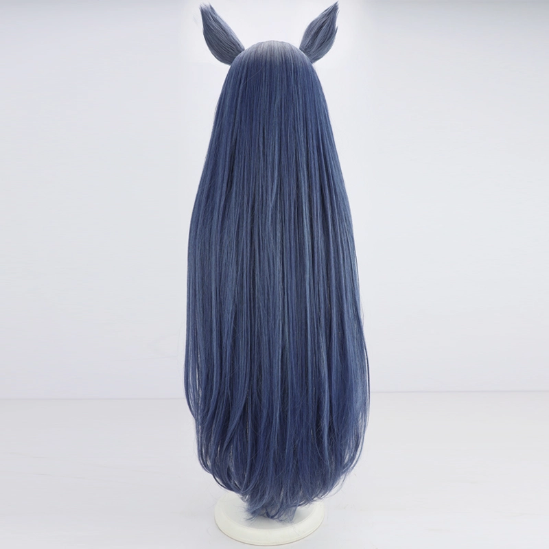 Blue 100cm Uma Musume Pretty Derby Hishi Amazon Cosplay Wig 6 Blue 100cm Uma Musume Pretty Derby Hishi Amazon Cosplay Wig - Image 4