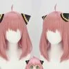 Pink 40cm Spy × Family Anya Forger Cosplay Wig 1 Pink 40cm Spy × Family Anya Forger Cosplay Wig -Disney Costumes Sales COS 037 01 231