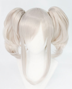 Silver 45cm Princess Connect! Re:Dive Akari Cosplay Wig