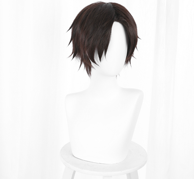 Brown 30cm 86- Eighty Six - Shinei Nouzen Cosplay Wig 3 Brown 30cm 86- Eighty Six - Shinei Nouzen Cosplay Wig