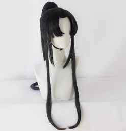 Black 90cm Mo Dao Zu Shi Jin Ling Cosplay Wig