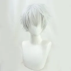 Silver 30cm Virtual YouTuber Kuzuha Cosplay Wig