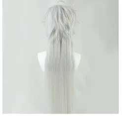 Silver 80cm Virtual YouTuber Kuzuha Cosplay Wig 9 Silver 80cm Virtual YouTuber Kuzuha Cosplay Wig -Disney Costumes Sales COS 048 03 68