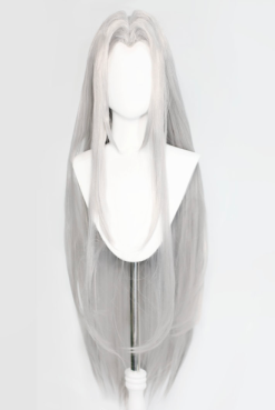 Silver 120cm Final Fantasy VII Remake Sephiroth Cosplay Wig
