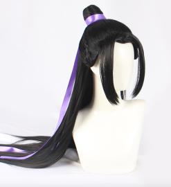 Black 80cm Mo Dao Zu Shi Jiang Cheng Cosplay Wig