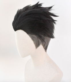 Black And Grey 30cm Demon Slayer: Kimetsu No Yaiba Gyomei Himejima Cosplay Wig -Disney Costumes Sales COS 058 02 25