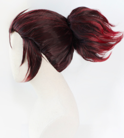 Brown And Red 30cm Demon Slayer: Kimetsu No Yaiba Tanjiro Kamado Cosplay Wig -Disney Costumes Sales COS 059 02 18