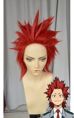 Red 35cm My Hero Academia Eijiro Kirishima Red Riot Cosplay Wig
