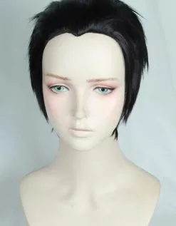 Black 30cm Yuri!!! On Ice Yuri Katsuki Cosplay Wig - Version 2