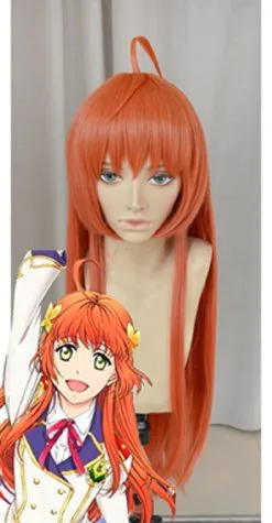 Orange 70cm Magic-kyun Renaissance Kohana Aigasaki Cosplay Wig