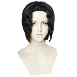 Black 35cm Demon Slayer: Kimetsu No Yaiba Muzan Kibutsuji Cosplay Wig