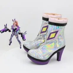 League Of Legends LOL Miss Fortune The Bounty Hunter Cosplay Shoes -Disney Costumes Sales COS 078 02 34