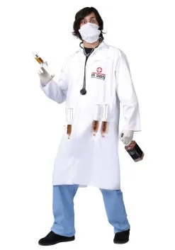 Fun World Dr. Shots Costume For Adults