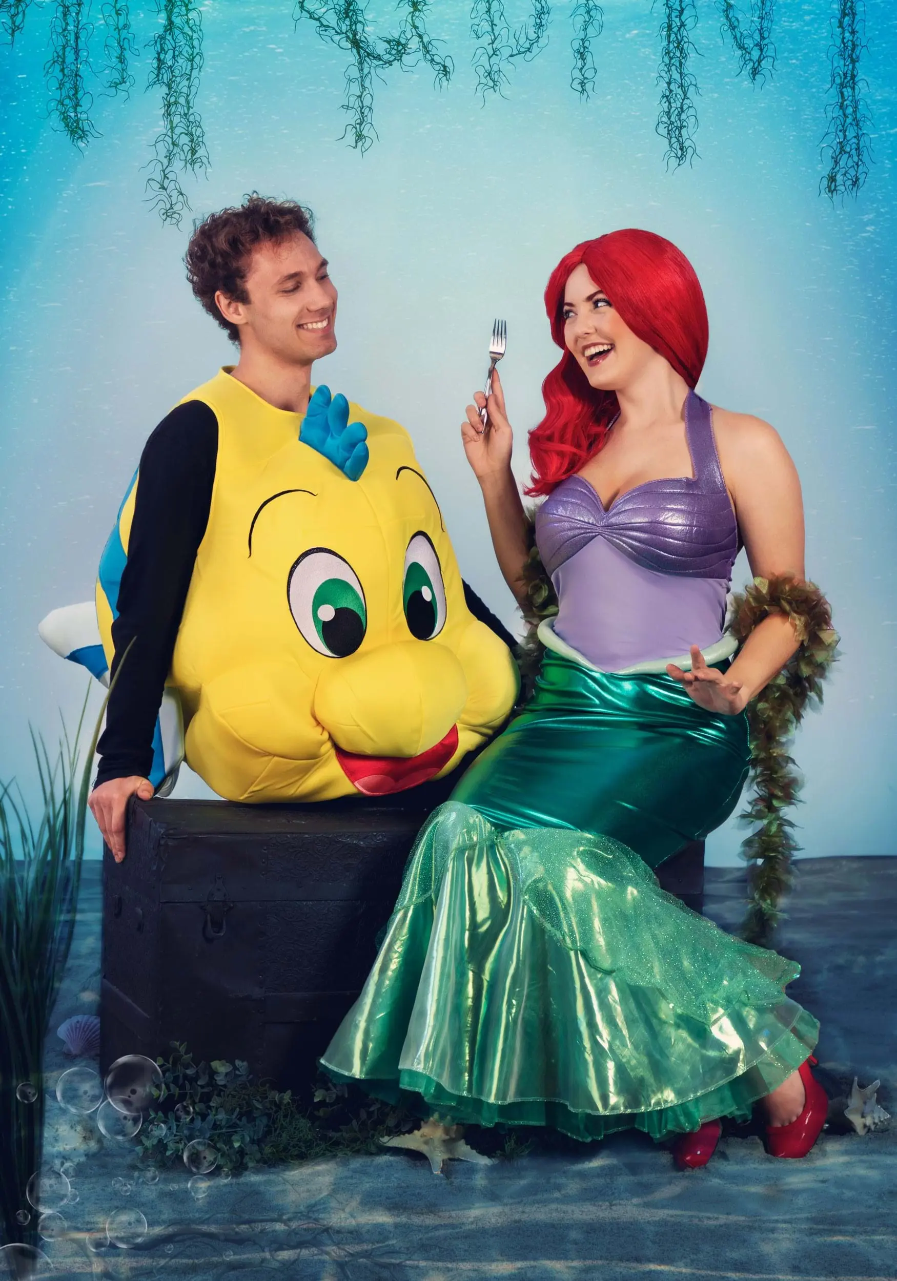 Fun Costumes Disney Flounder Costume For Adults 4 Fun Costumes Disney Flounder Costume For Adults - Image 2
