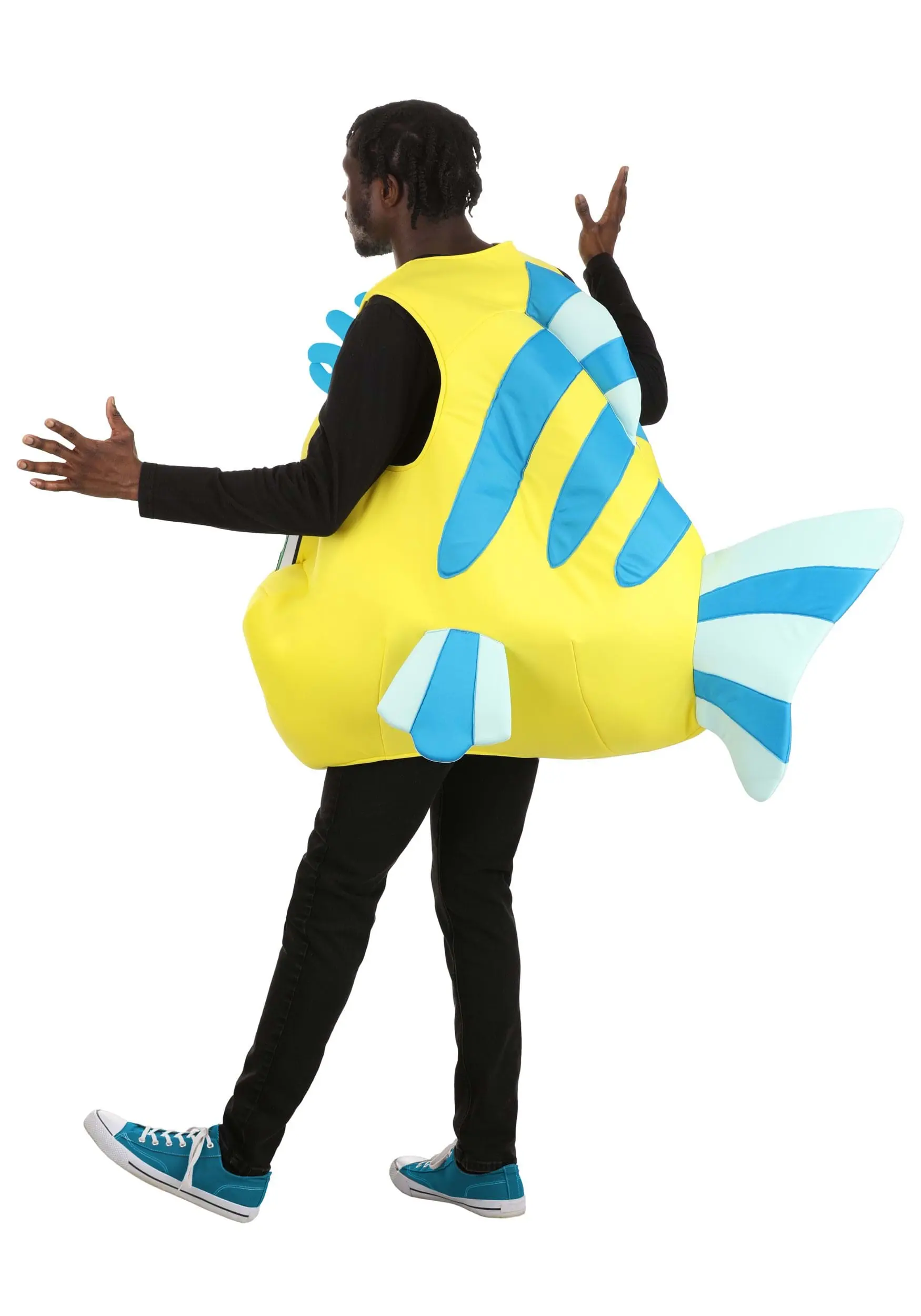 Fun Costumes Disney Flounder Costume For Adults 5 Fun Costumes Disney Flounder Costume For Adults - Image 3