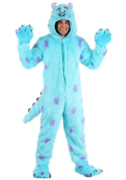 Zhenjiang Lian Yew Every Age Garment Accessories A Hooded Disney Monsters Inc Sulley Costume For Adults -Disney Costumes Sales adult hooded monsters inc sulley costume alt 7