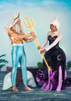 Fun Costumes Disney The Little Mermaid King Triton Costume For Men -Disney Costumes Sales adult king triton costume alt 4