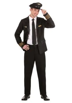Fun Costumes Mile High Pilot Costume For Adults -Disney Costumes Sales adult mile high pilot costume alt 2
